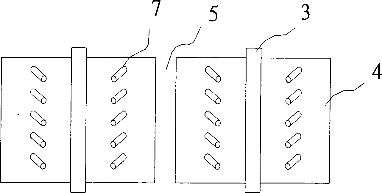 Multi-area vertical calibrating liquid crystal display device