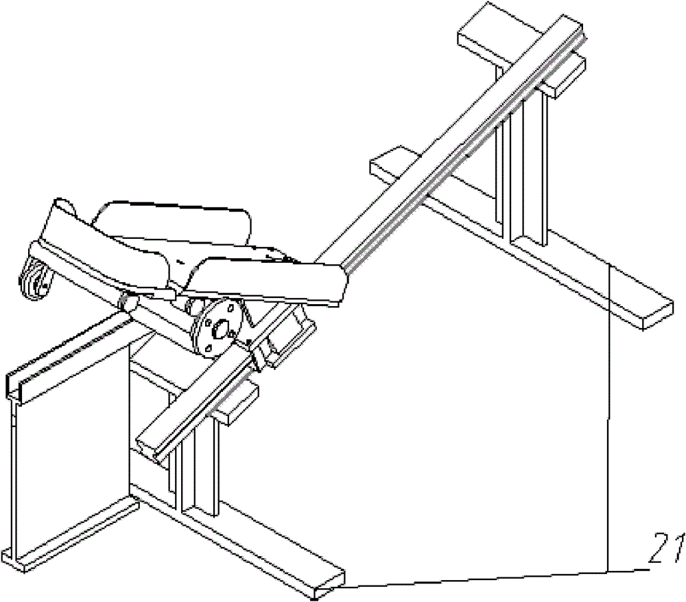 Phalanx joint rehabilitation mechanism of pedal gait rehabilitation trainer