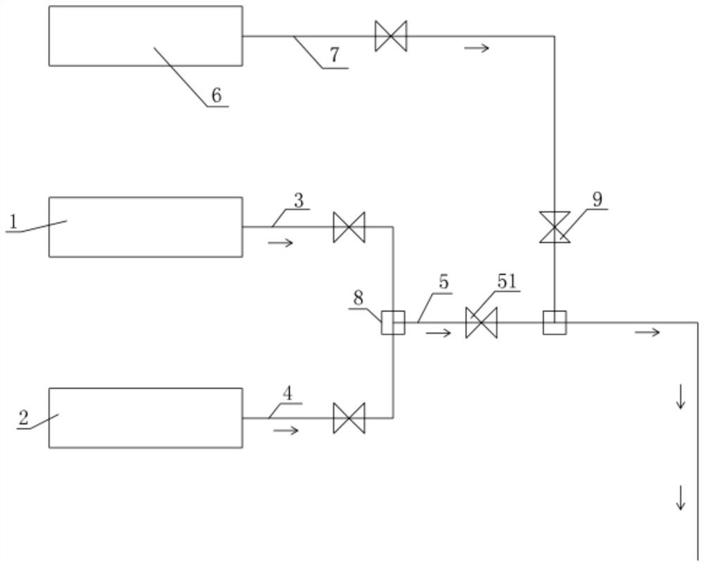 Air compressor air supply system