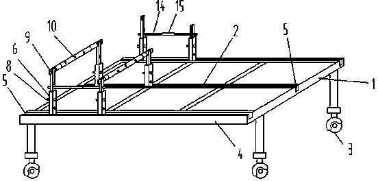 Orthopedic hospital bed and operating bed with traction reduction function