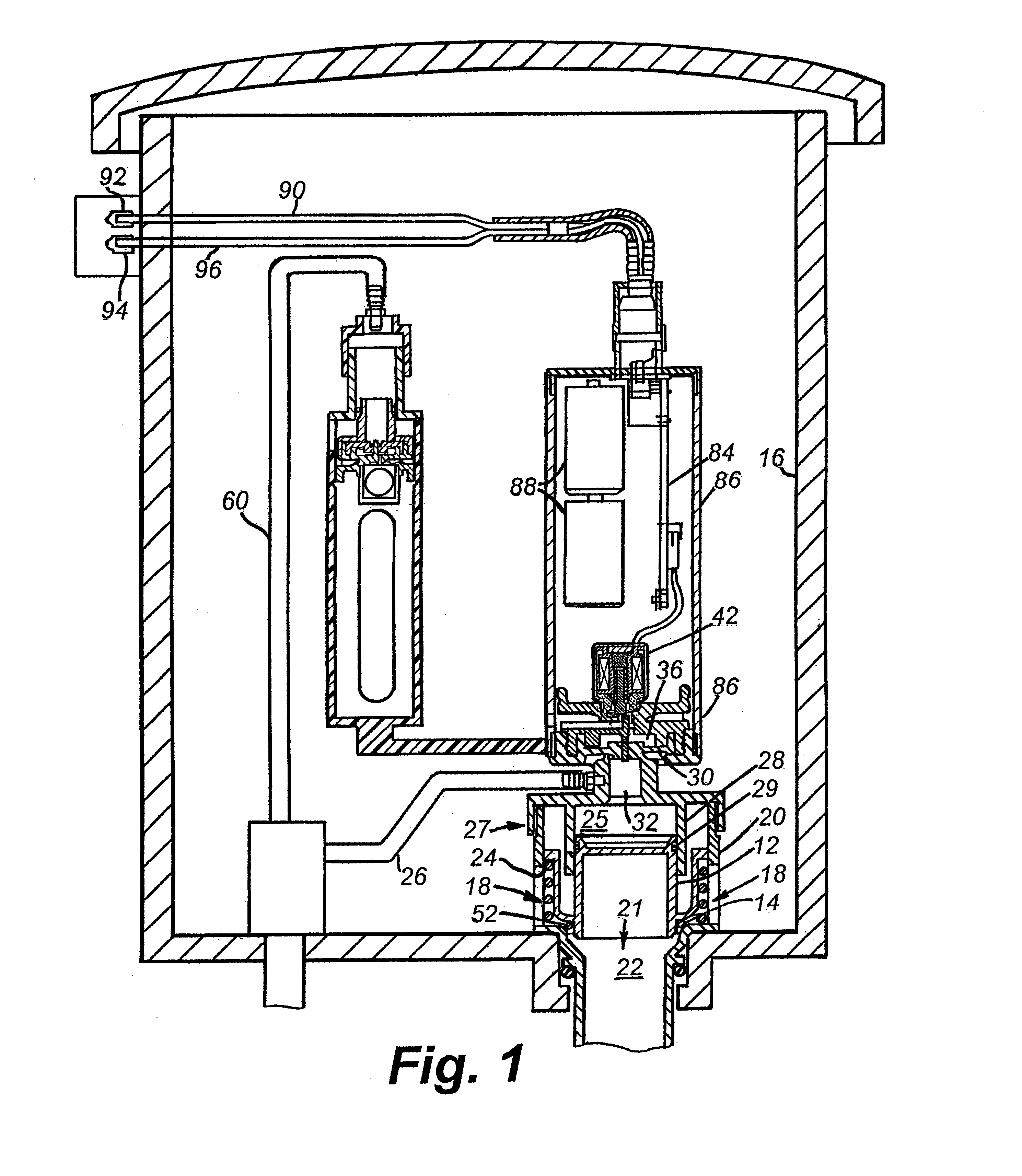 Automatic tank-type flusher