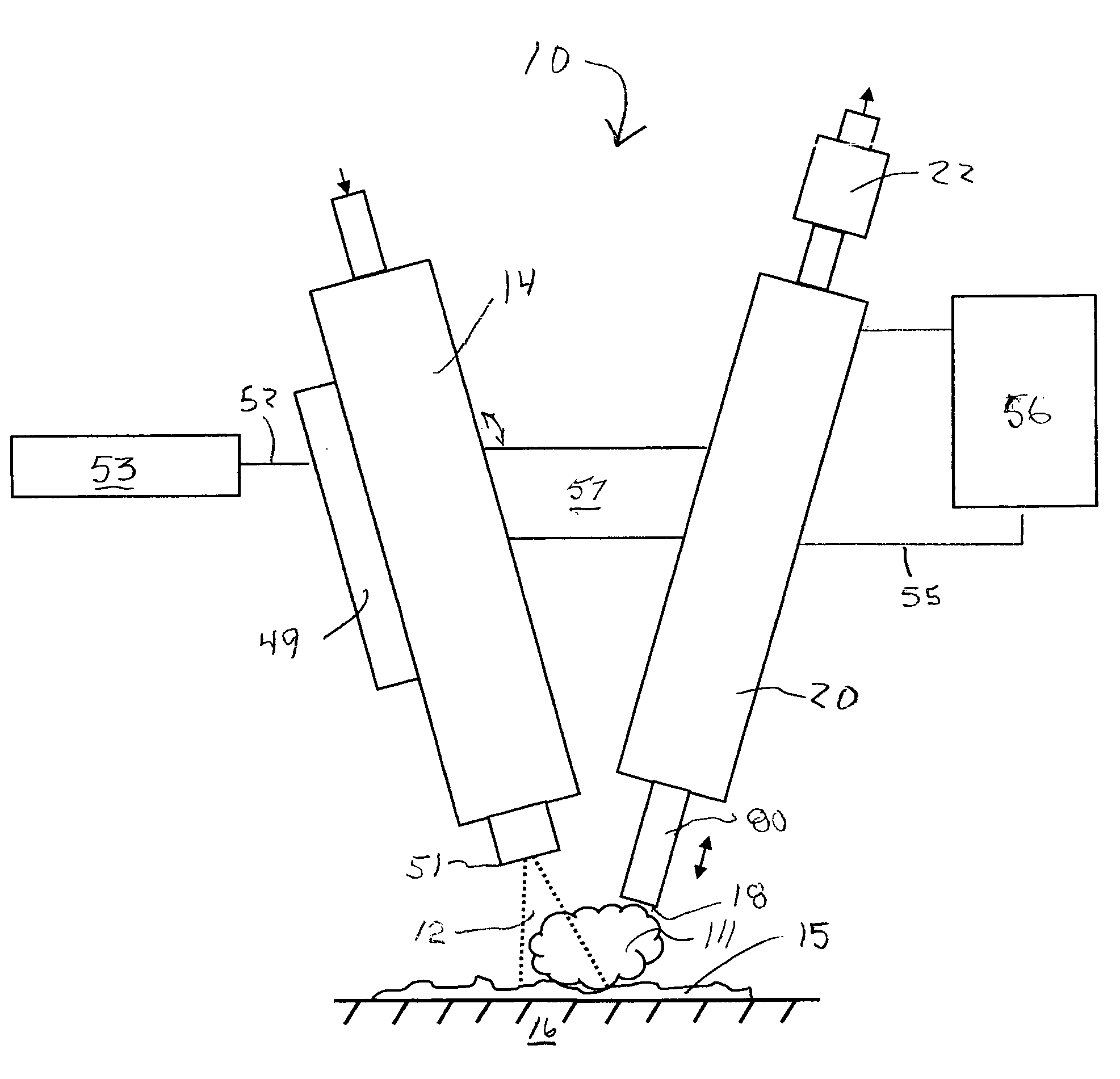 Method and device for non-contact sampling and detection