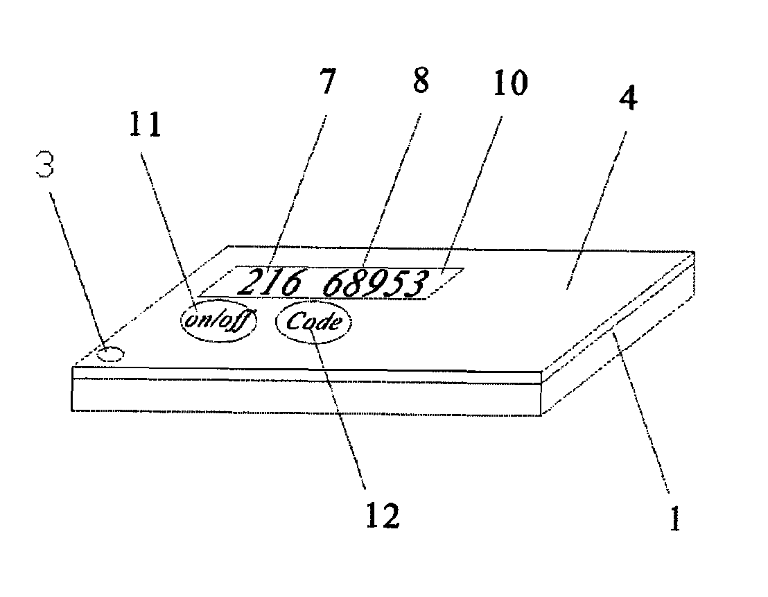 Security device and method incorporating multiple varying password generator