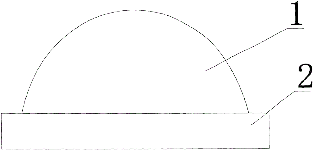 Aspheric surface paperweight magnifying lens and manufacturing method thereof