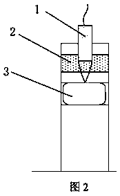 Ultrasonic detection method for judging lubricating state of rolling bearing under actual working conditions