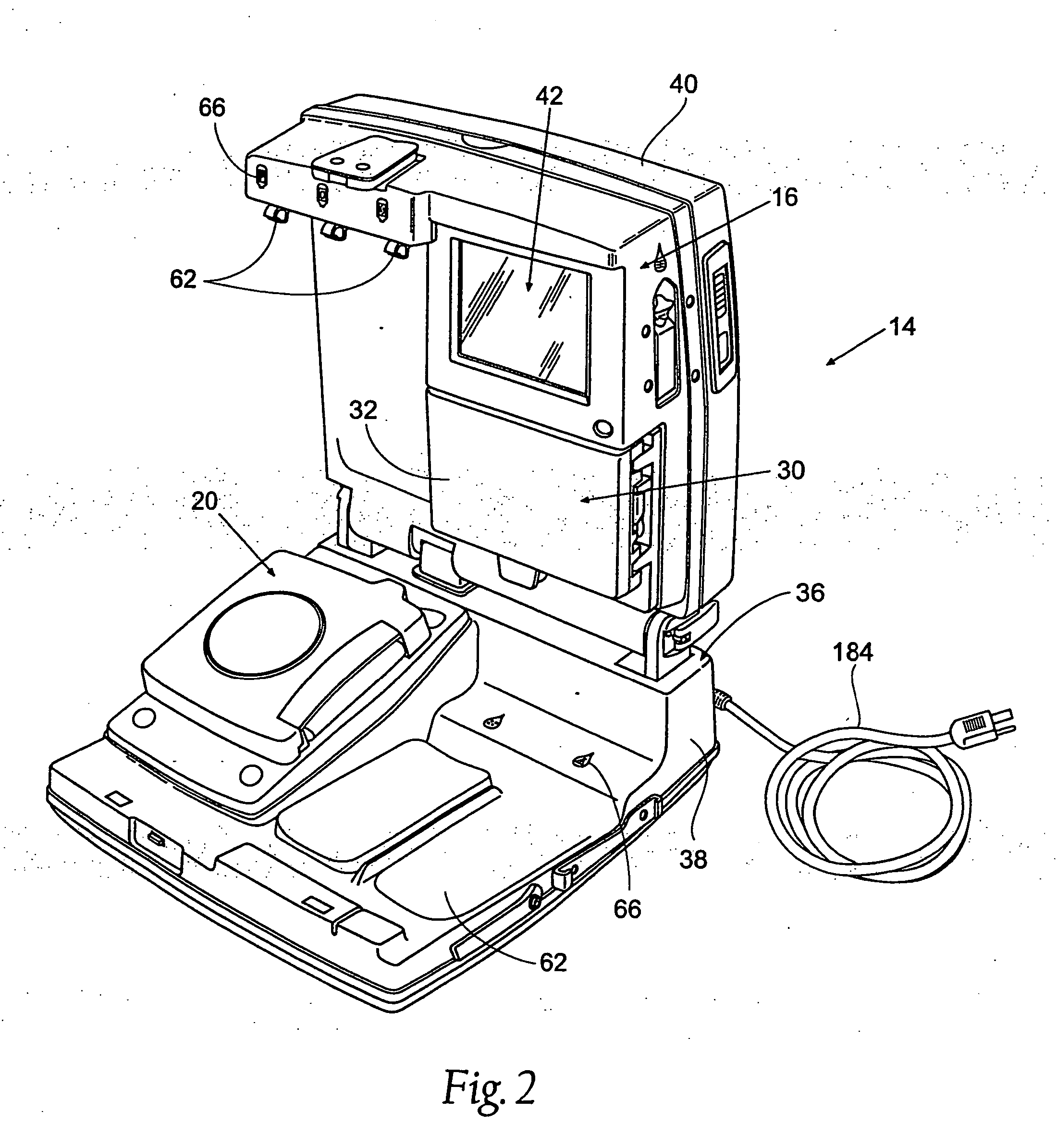 Blood component processing systems and methods using fluid-actuated pumping elements that are integrity tested prior to use