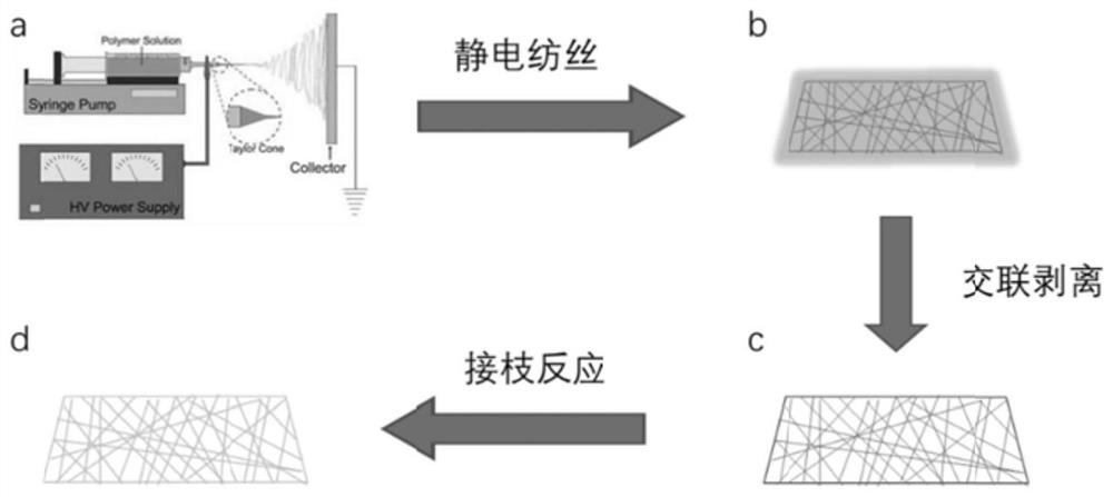 Polyelectrolyte grafted polyvinyl alcohol spinning membrane for oil-water emulsion separation as well as preparation method and application of polyelectrolyte grafted polyvinyl alcohol spinning membrane