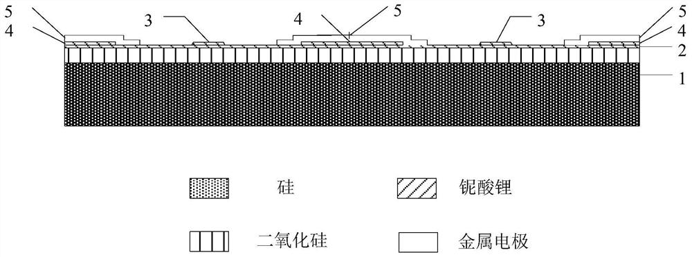 Lithium niobate film electro-optical modulator and preparation method thereof