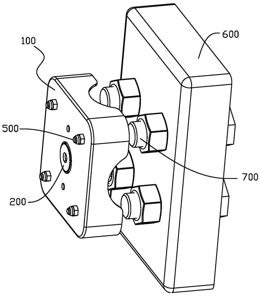 Temperature measuring mechanism and power transmission line switching device