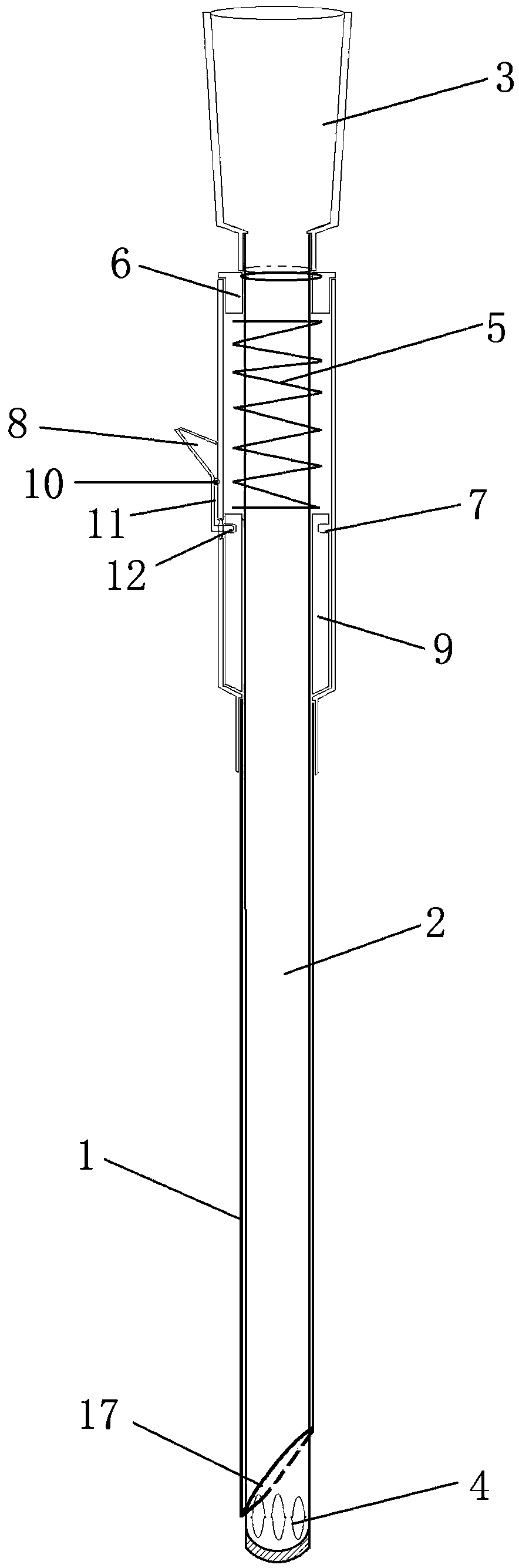 SeLf-Locking safety pneumoperitoneum needLe