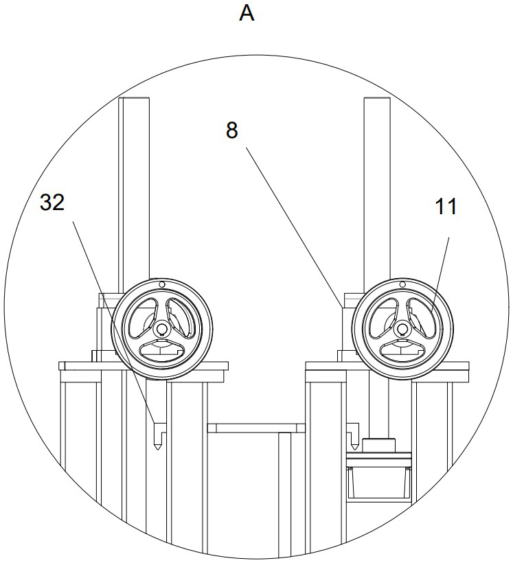 Automatic imitation copper wire drawing machine based on multiple machine heads