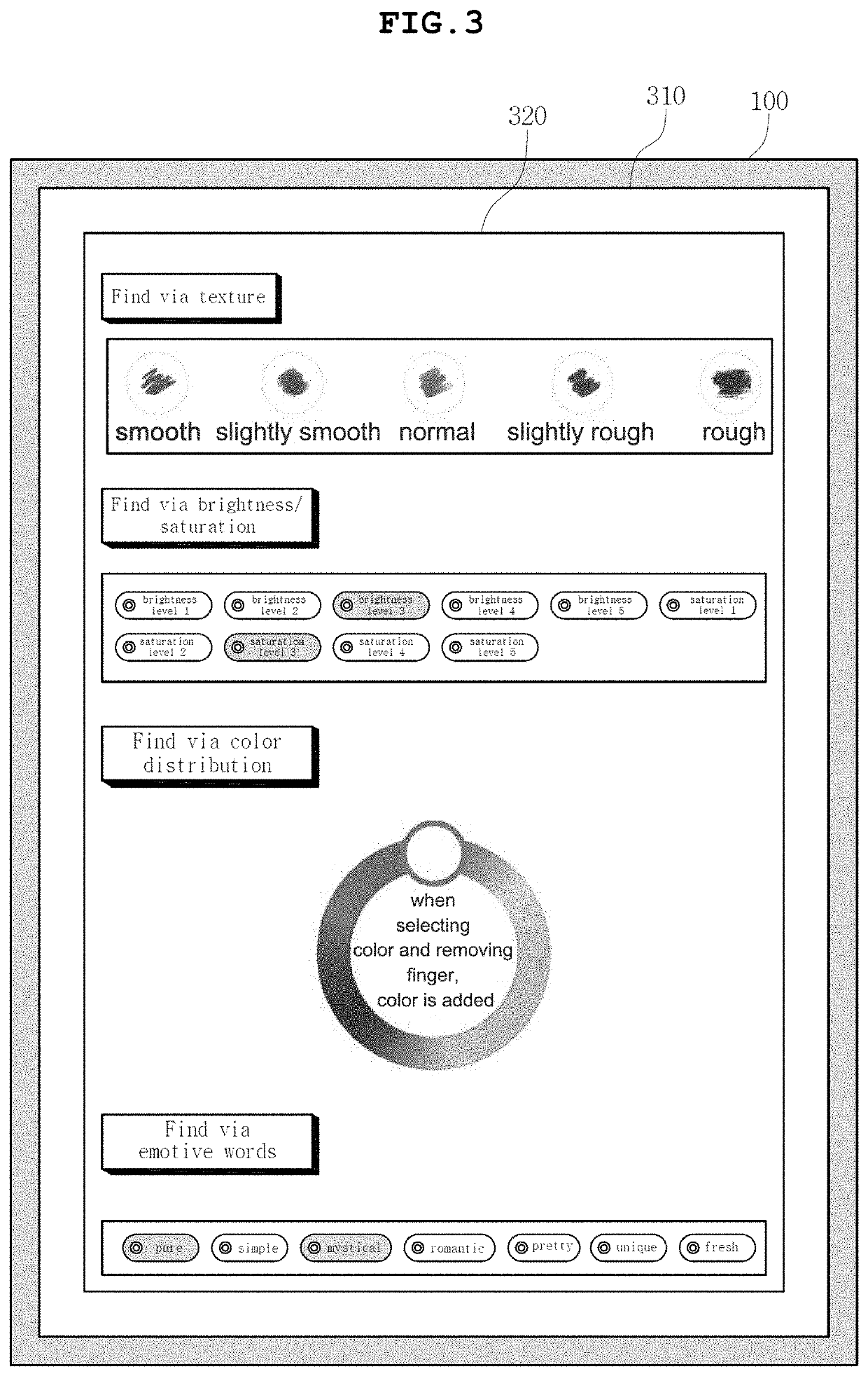 System and method for searching for object based on property thereof