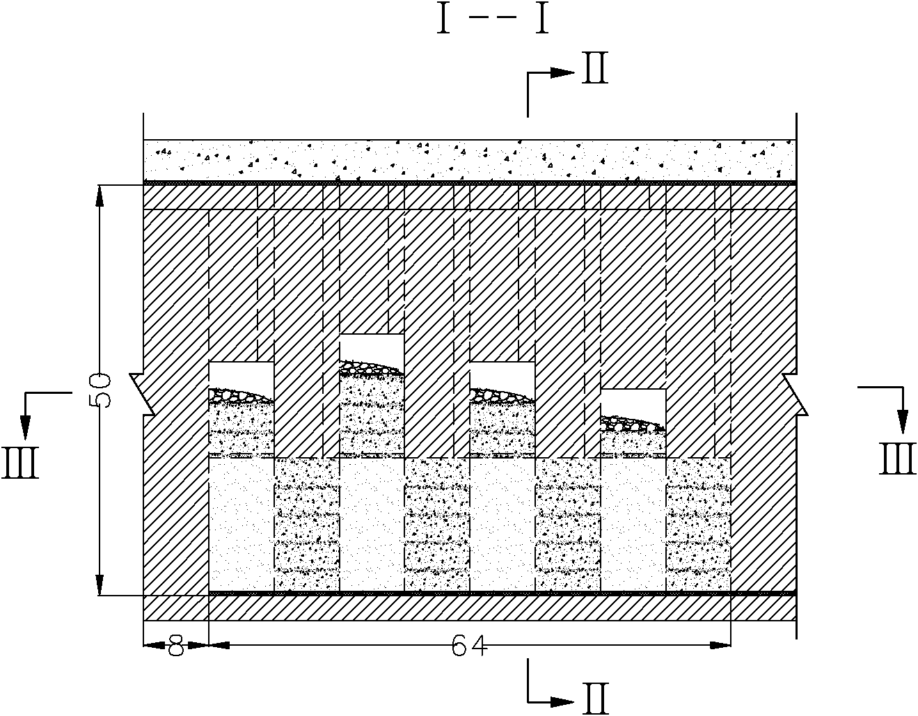 House pillar changeable panel upward demix filling mining method