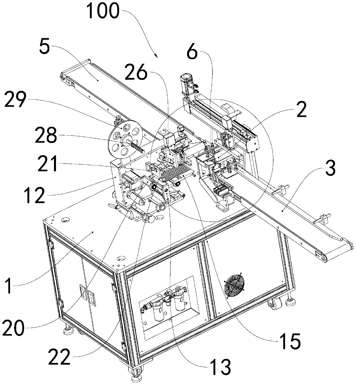 Automatic glue pasting method for battery