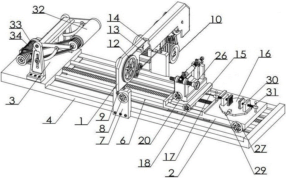 Low-strength rock sample preparation device with weak interface and sample preparation method