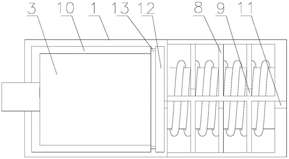 Exhaust gas incinerator of compact structure