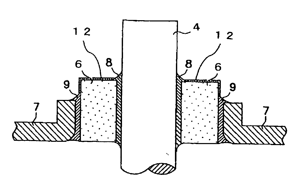 Non-aqueous electrolyte battery wherein a battery case and a terminal are connected through resistance