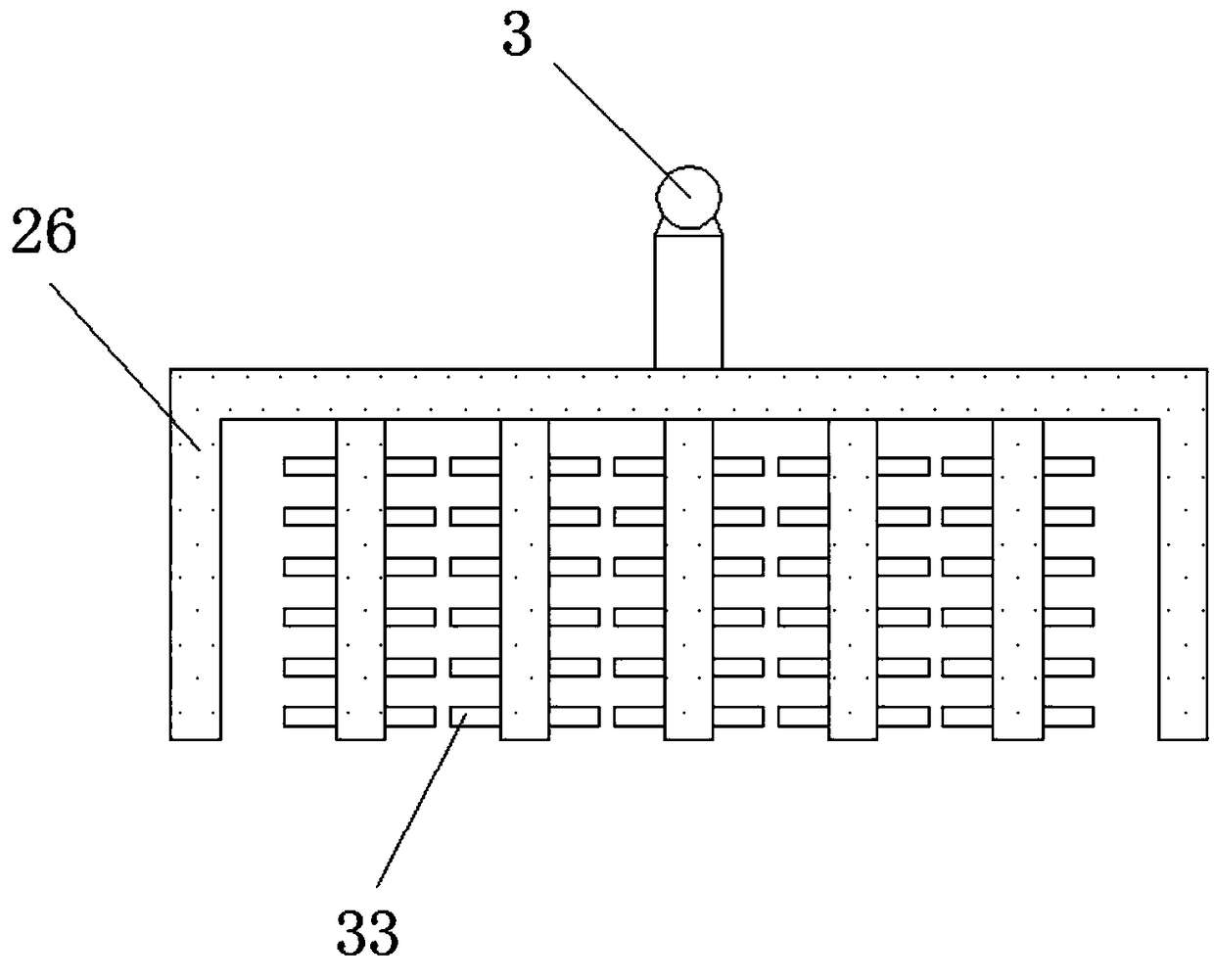 Waste water collection and recycling device for industrial metallurgy