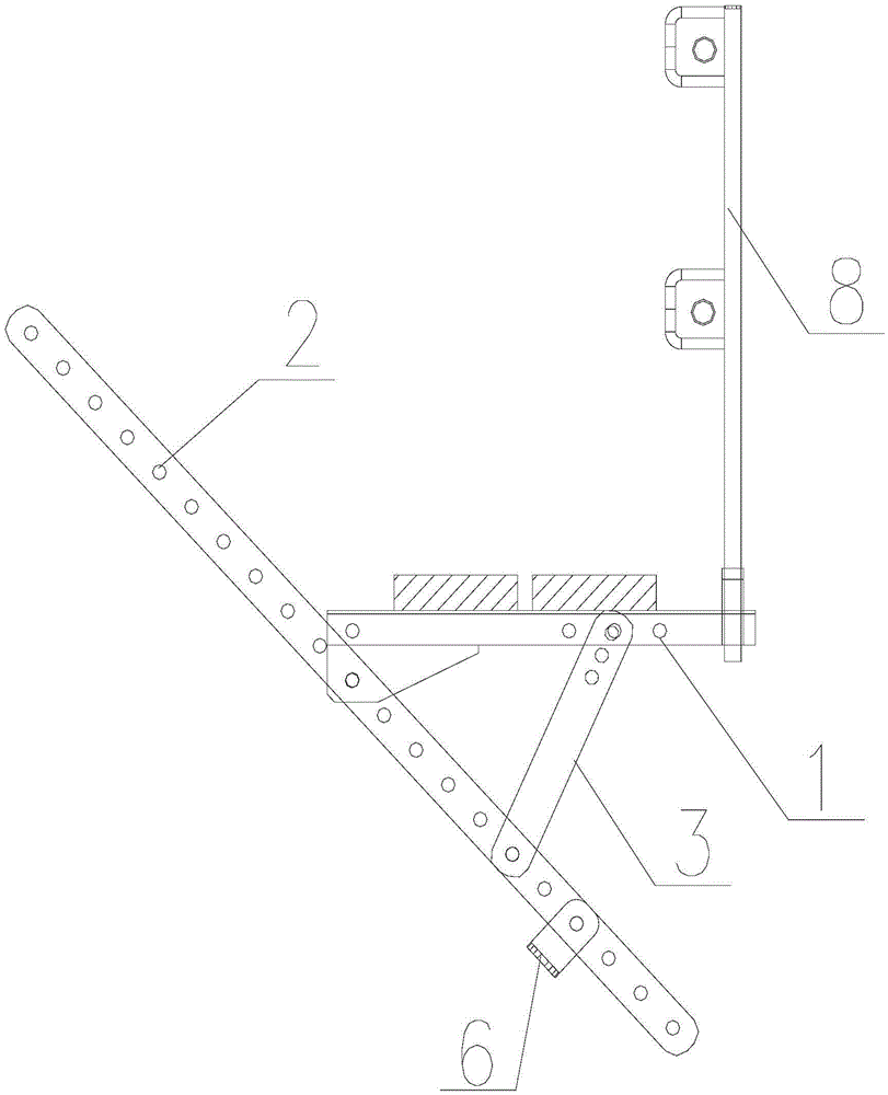 Method for building scaffolds in closing stage of bottom side tank of bulk cargo ship cargo hold