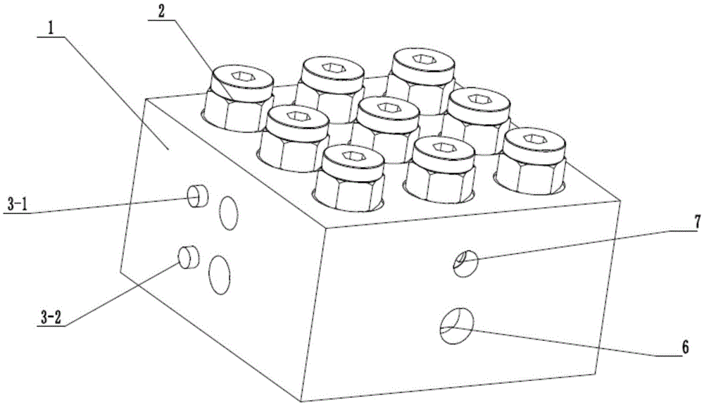 Digital valve unit and combination and control method thereof