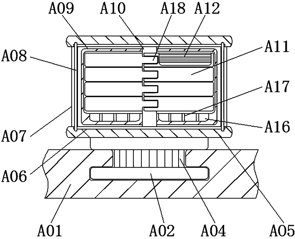 Model classifying robot for electronic parts and components