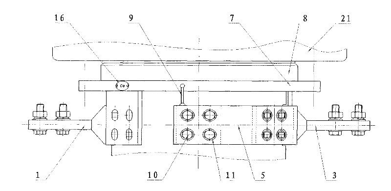 Method and device for connecting primary conductive terminal for current transformer