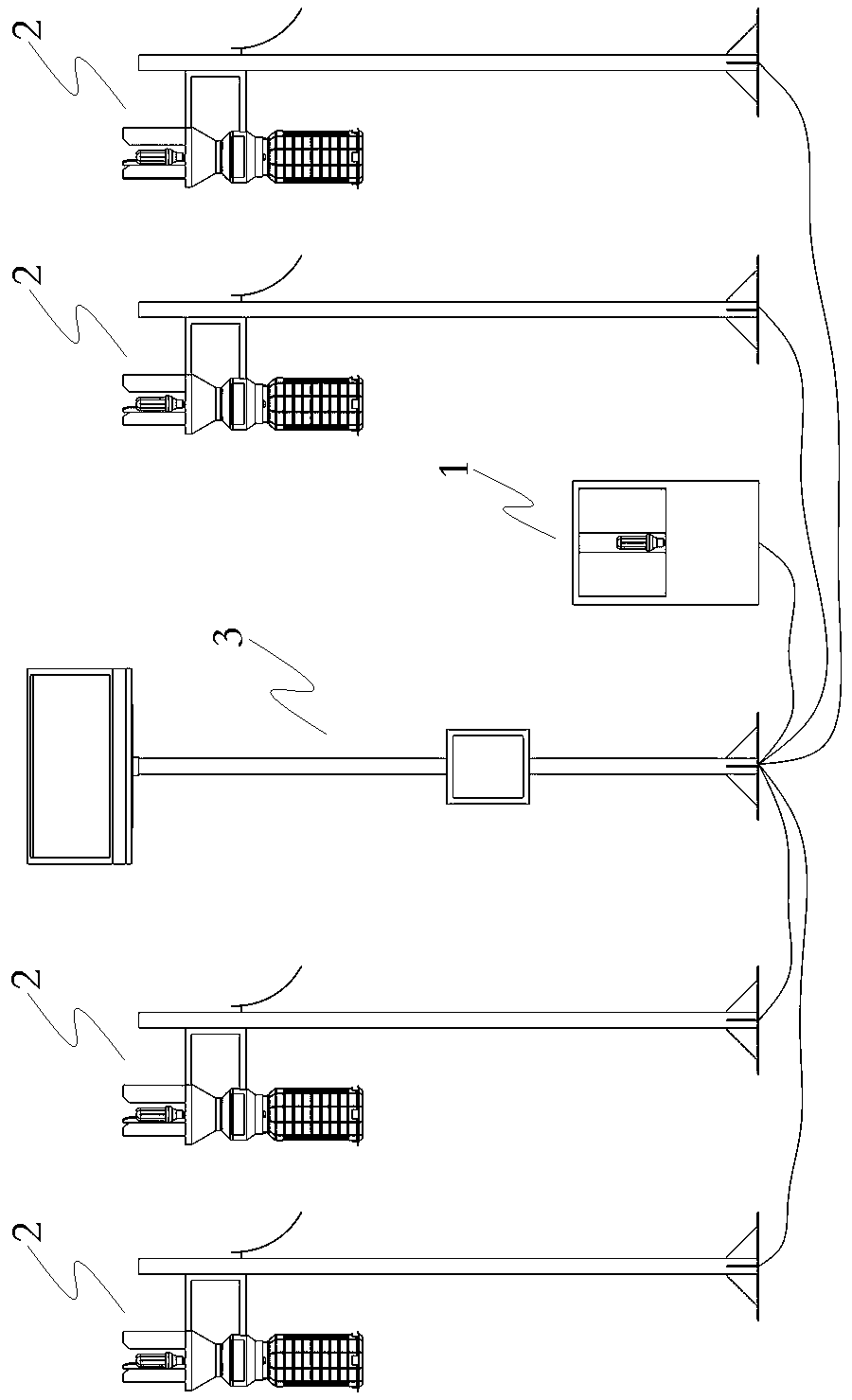 Special light trap device for citrus pests