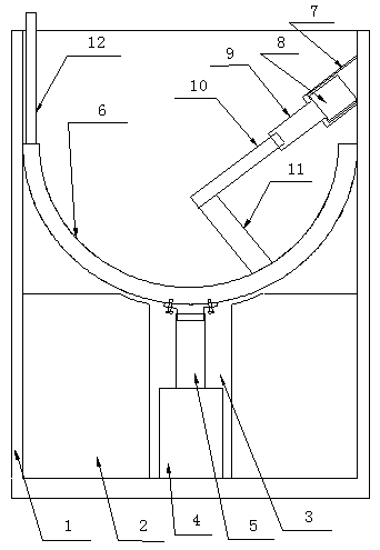 Baking and frying machine uniform in heating