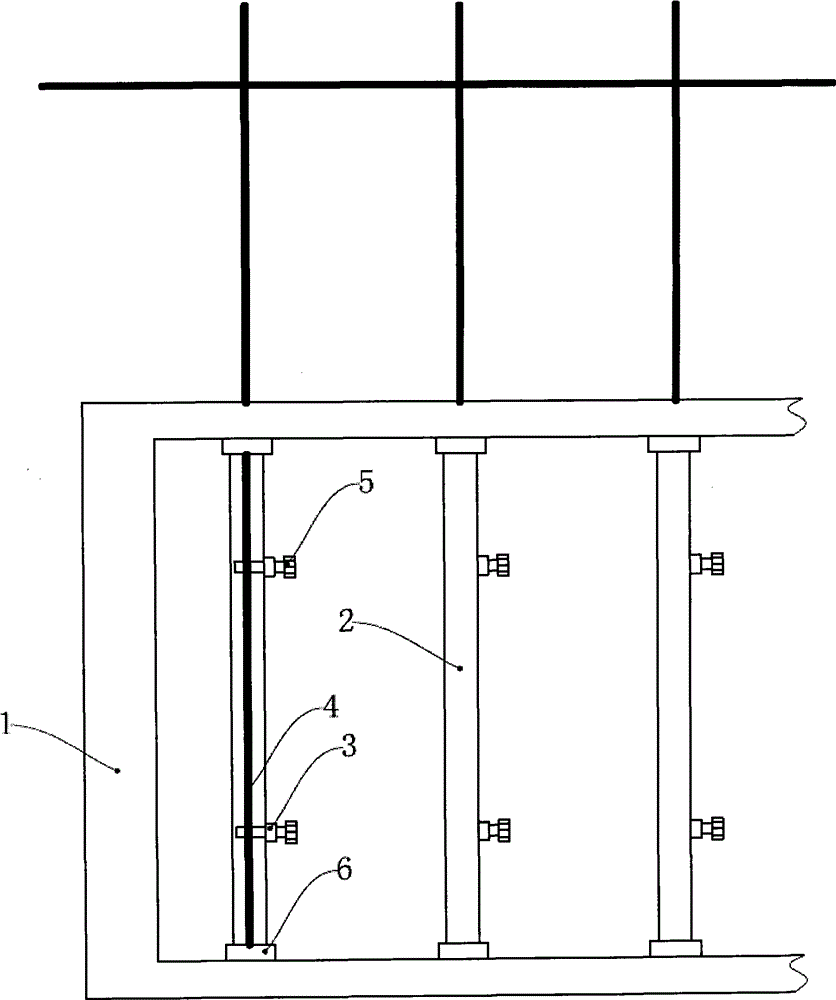 Guard fence device of raking machine