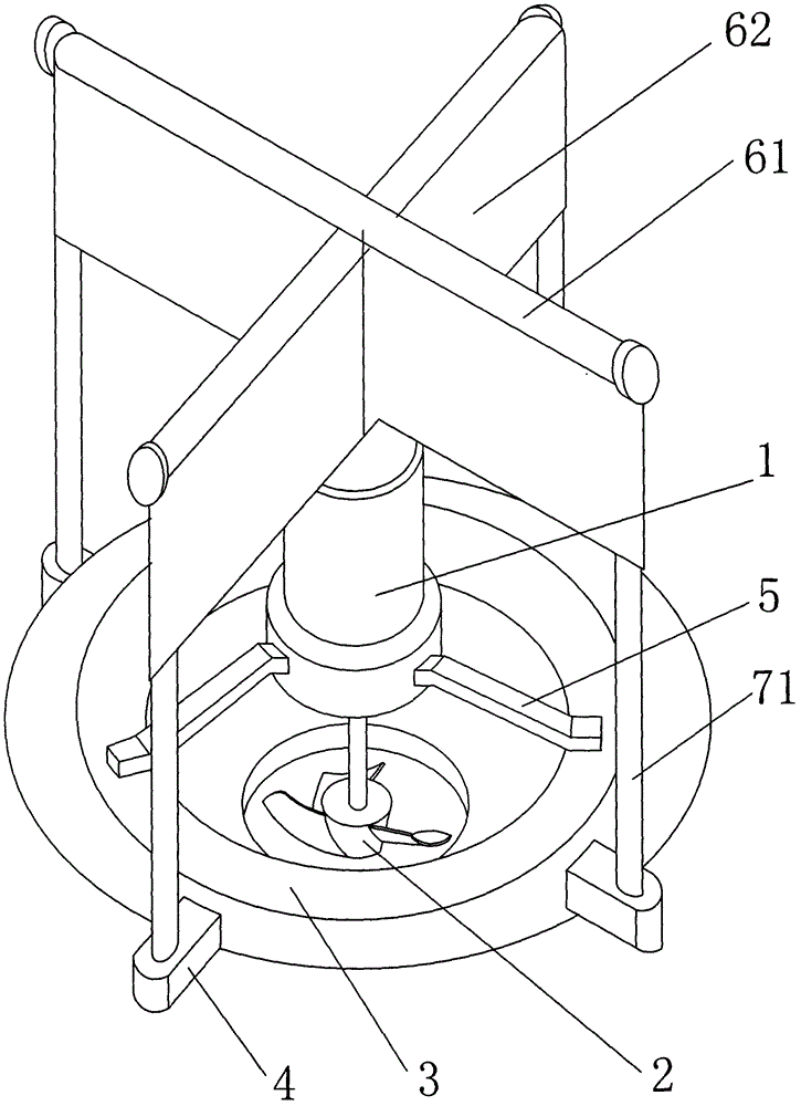 Wind power wave making aerator