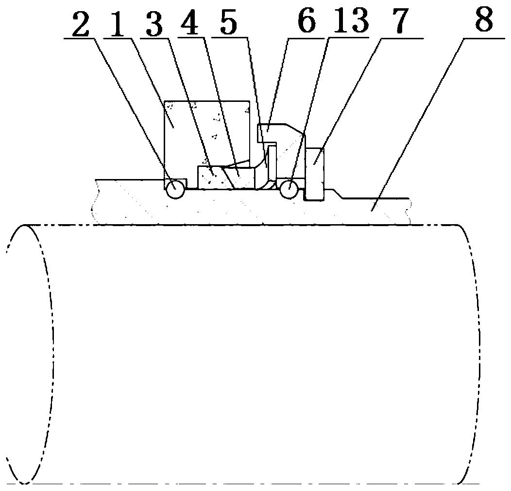 Movable ring assembly sealing device