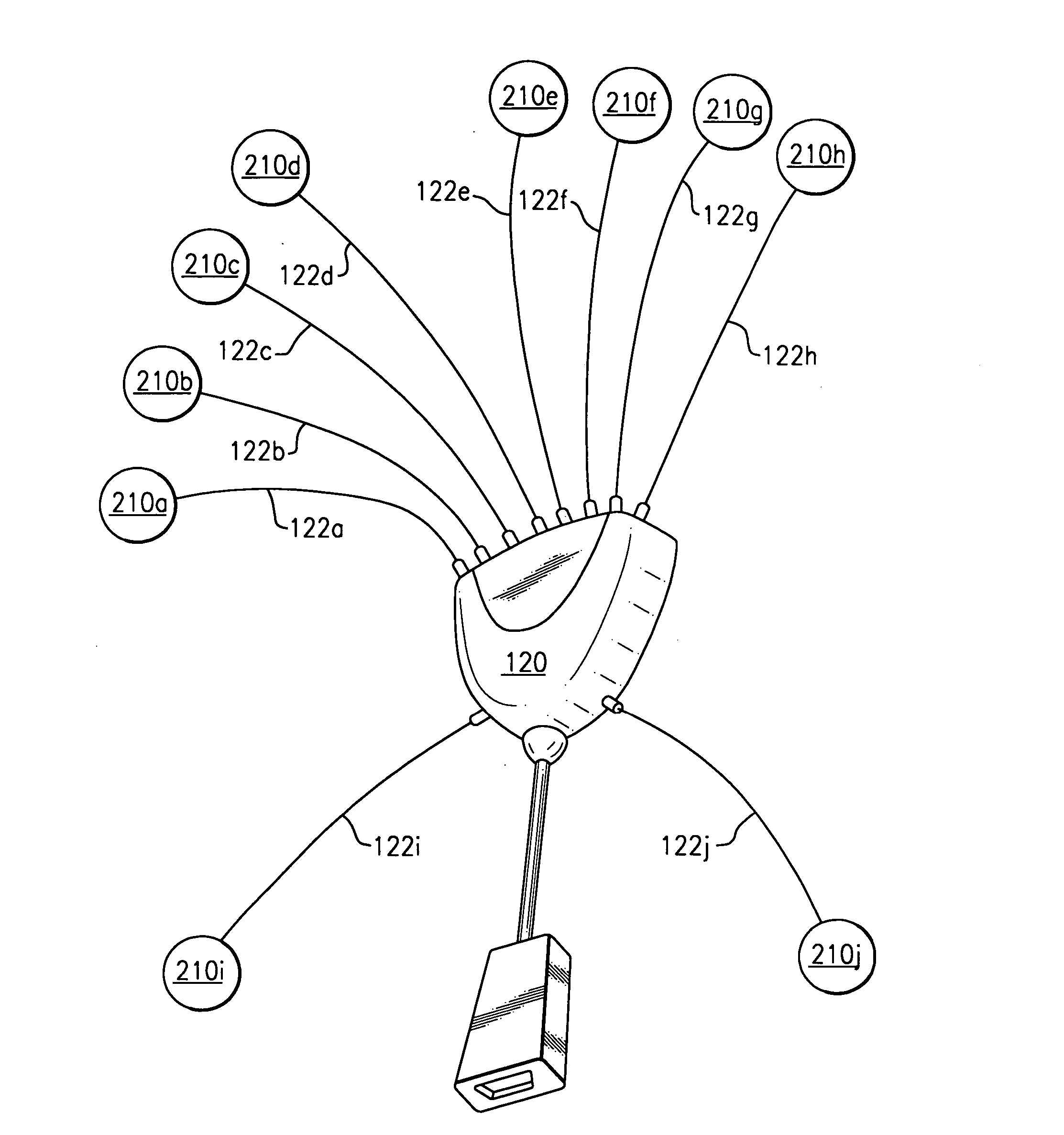 Galvanic isolation of a medical apparatus