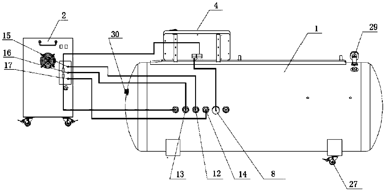 Hard pressurized oxygen chamber