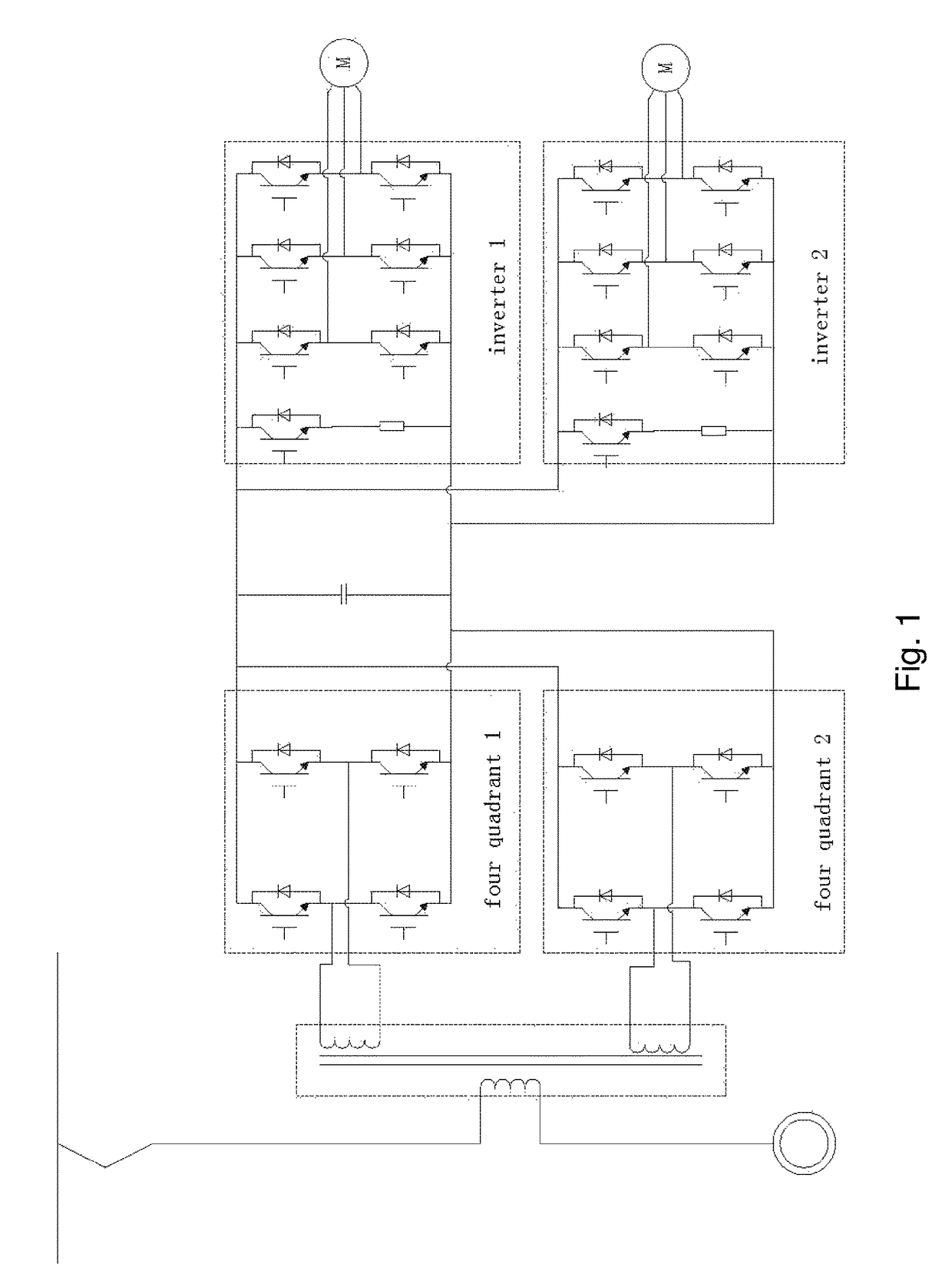 Traction control system for electric multiple units