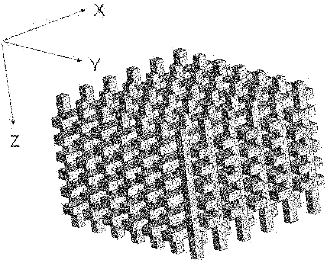 Three-dimensional orthotropic carbon fiber reinforced aluminum-based composite material and preparation method thereof