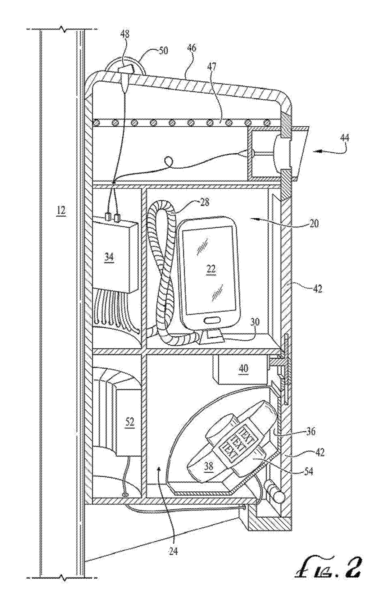 Secure Phone Storage with Selective Transmission Functionality