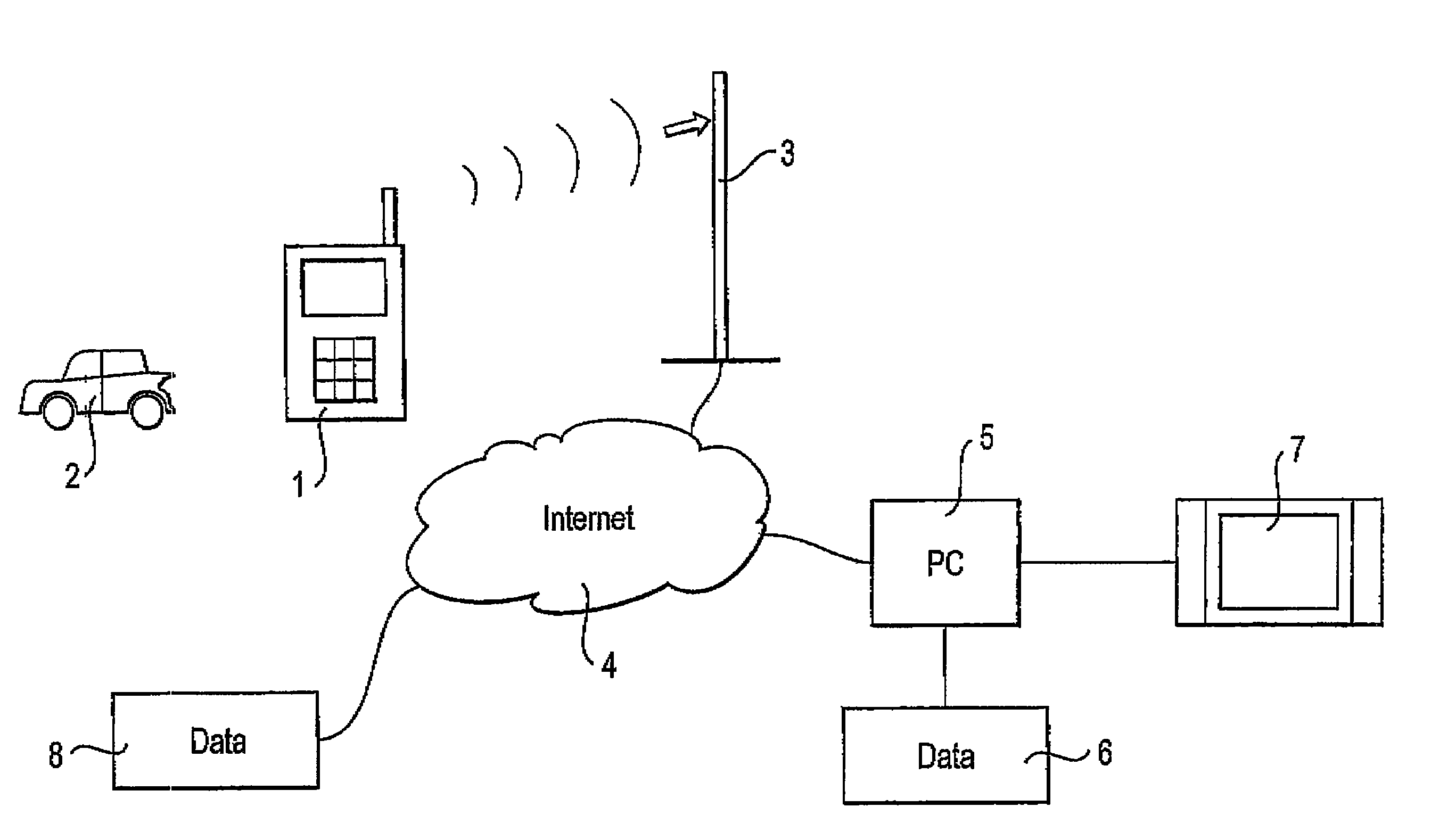 Method and apparatus for determining the alteration of the shape of a three dimensional object