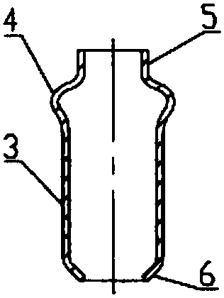 Heat exchange tube device in solar heat collecting tube