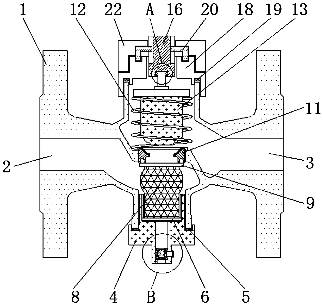 Steam trap facilitating water flow thermostatic control