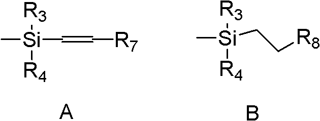 Silolene compound, as well as preparation method and application thereof