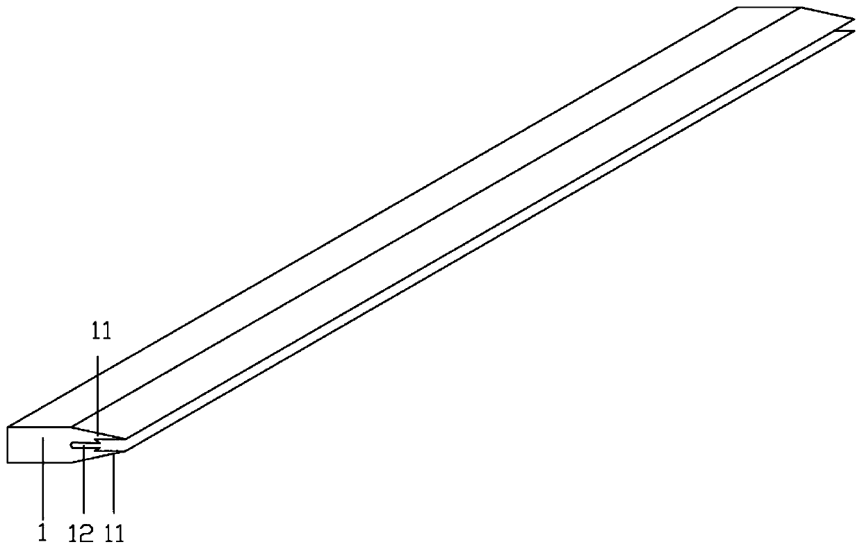 Lateral continuous composite copper-aluminum composite material and manufacturing method thereof