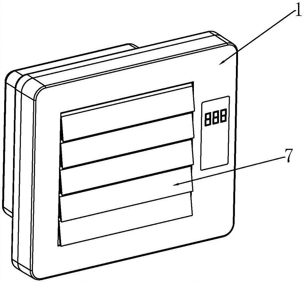 Fresh air machine with filter screen being convenient to renew