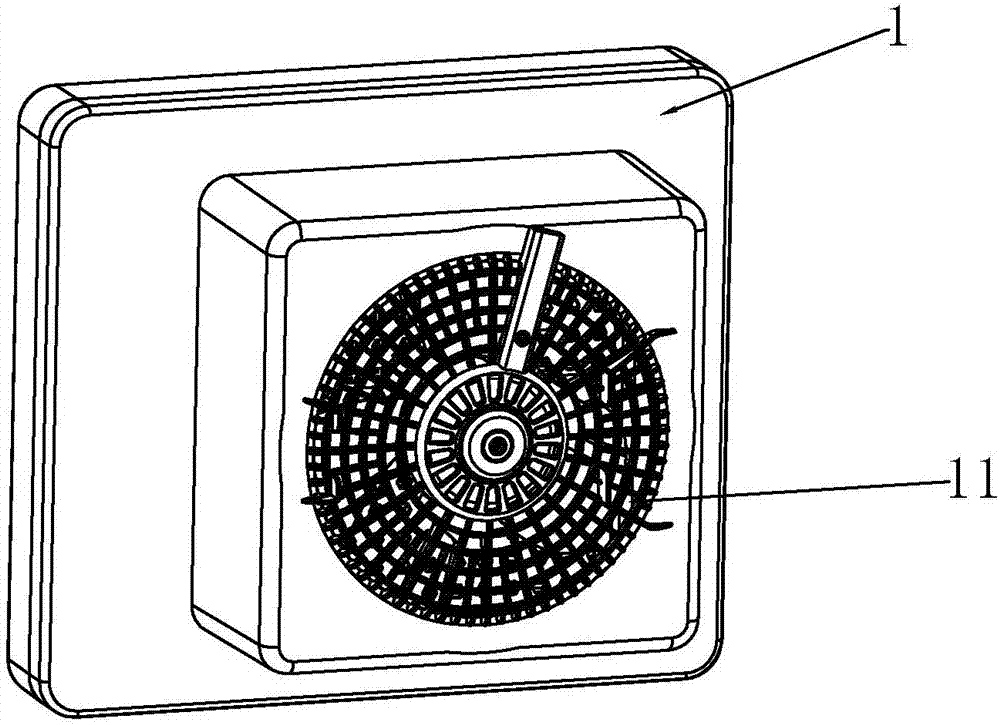 Fresh air machine with filter screen being convenient to renew