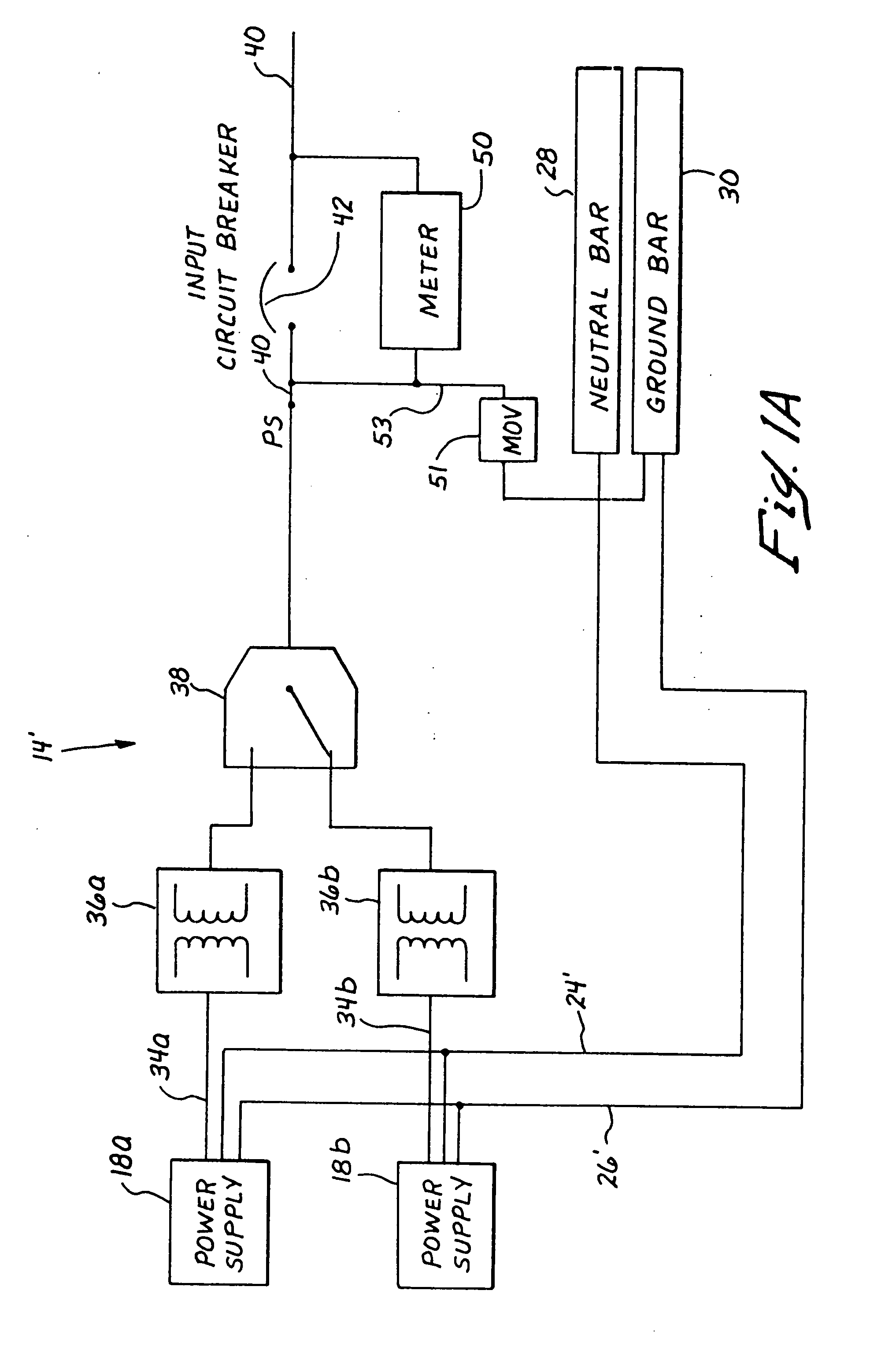 Rack mountable power distribution apparatus