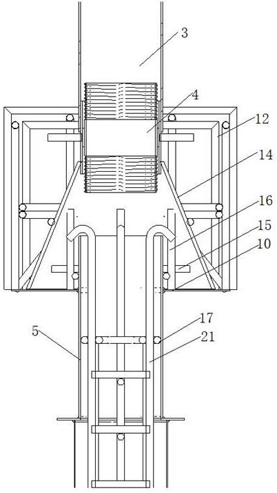 End sealing well hoisting hole structure and method for recovering upper traffic of subway station in advance