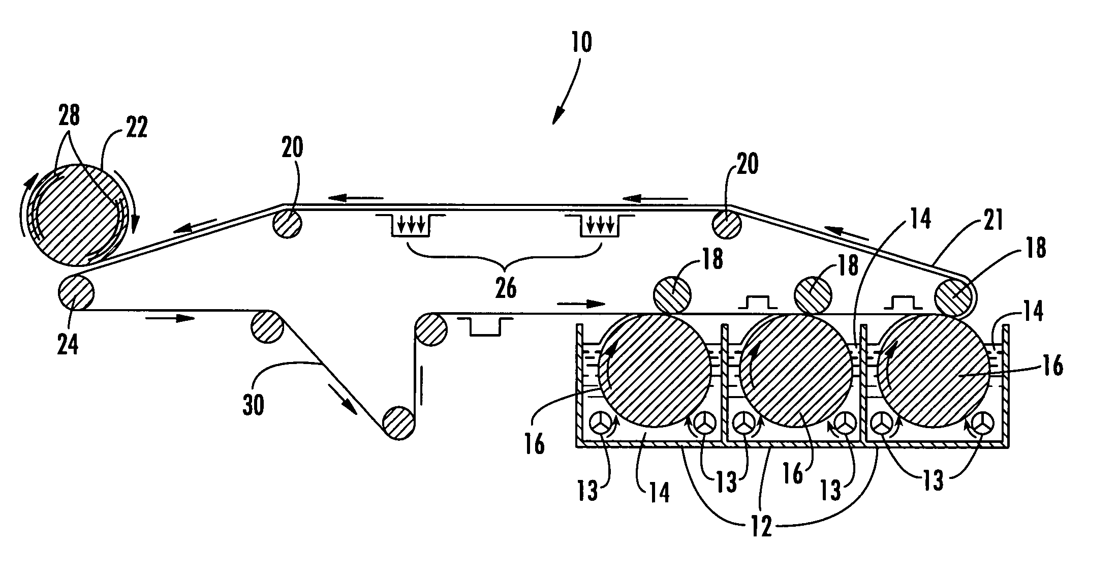 Felt for forming fiber cement articles with multiplex base fabric