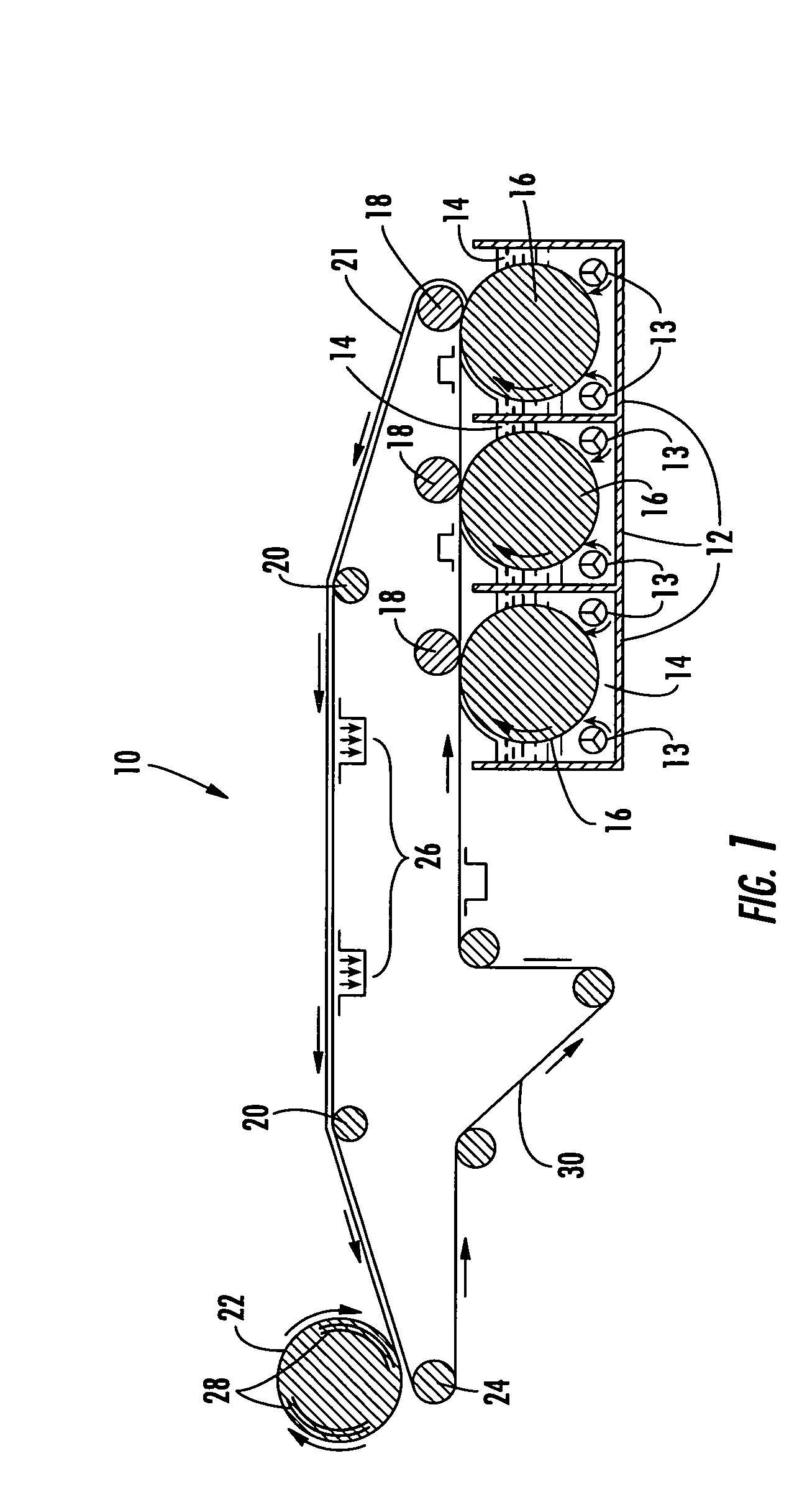 Felt for forming fiber cement articles with multiplex base fabric