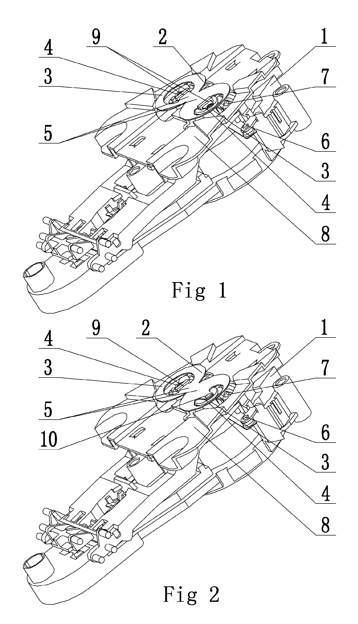 Overheat protection control component for liquid heating vessel