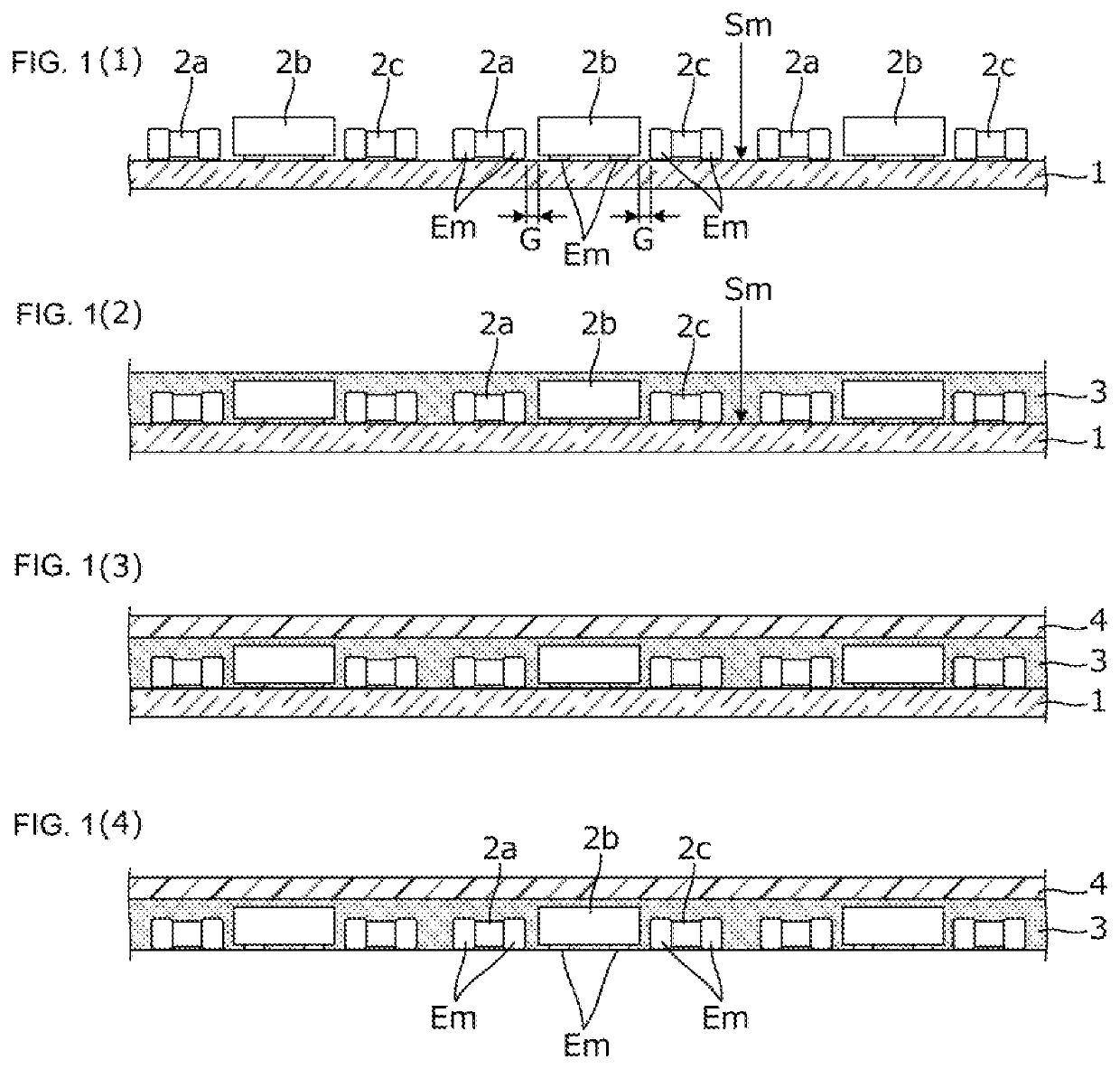 Method for manufacturing module component