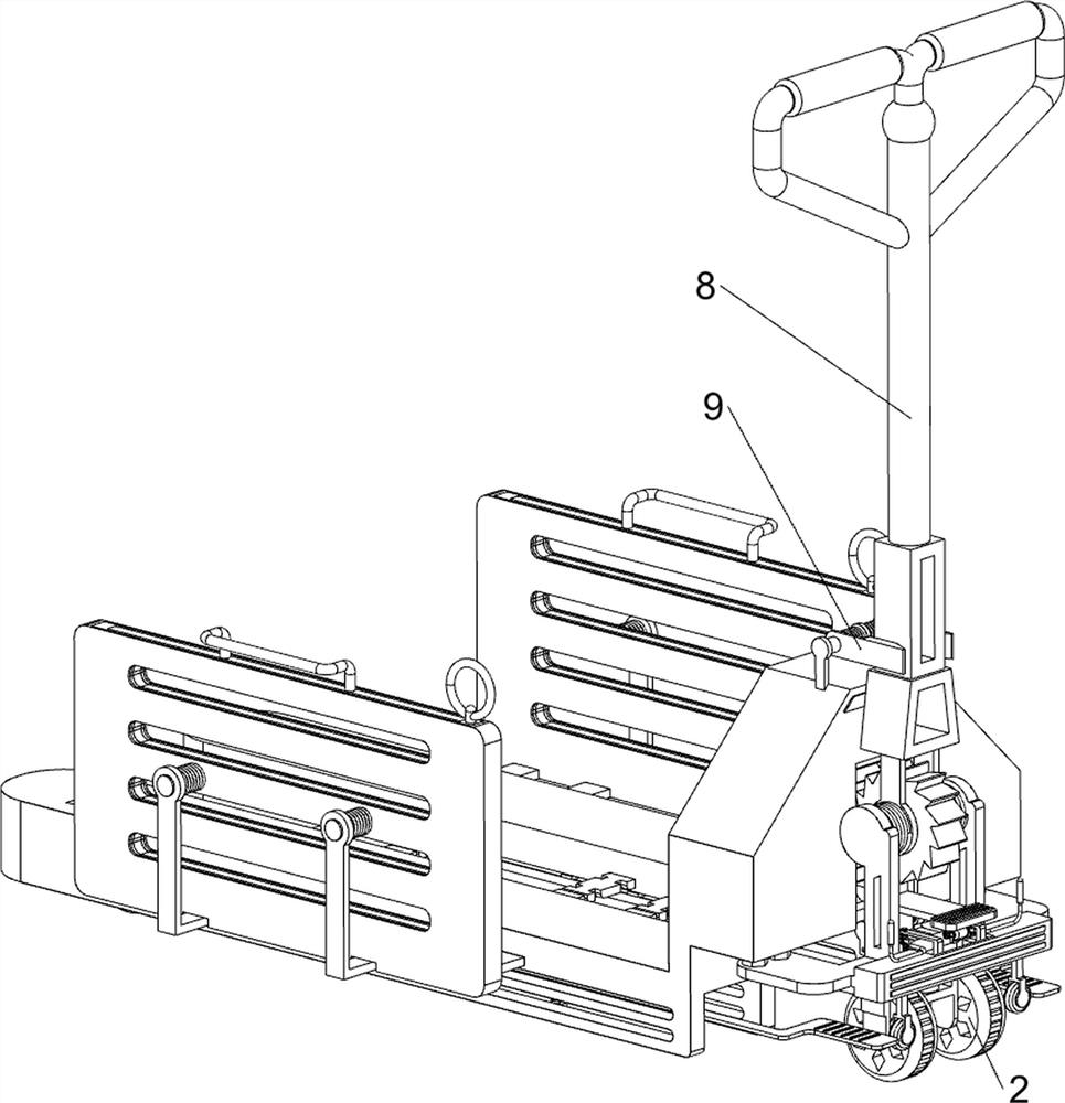 Small cargo transfer equipment for warehousing service